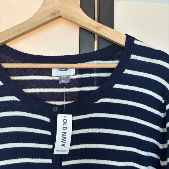 OLD NAVY stripes cardigan sweater stripes. Size XXL. NEW WITH TAGS - Picture 7 of 13